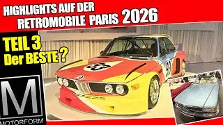 3.TEIL - Highlights von der Retromobile Paris 2026 - Artcars - Scheunenfunde - Sch&ouml;nheiten