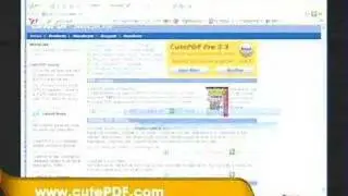 GetConnected - Как это сделать - CutePDF