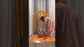 Varalakshmi Vratam 🪷 decor #varalakshmipooja #varalakshmidecoration #telugufestival