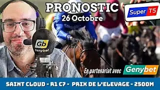 🔴 Pronostic Quint&eacute; / Super Top5 Dimanche 26 Octobre 2025. Saint Cloud 🔴 Prix de l'Elevage 