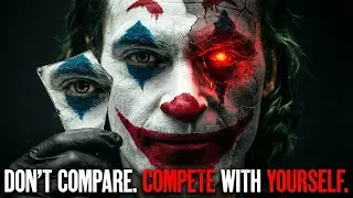 🃏 Mirror Warfare: Beat the Version of You from Yesterday. 🔥💀#joker #motivation #inspiration #speech