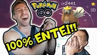 MY FIRST LEGENDARY HUNDO! ENTEI RAID DAY! IN POK&Eacute;MON GO
