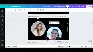 meet our team slides animation using Canva | easy Canva Tutorials