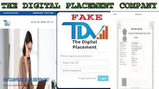The Digital Placement Company l FRAUD Data Entry work  || data entry work agreement se kaise bache |