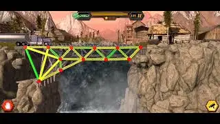 لعبة Bridge Construction Simulator بناء الجسور Level 11