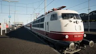 Driving a DB 103 in Western Germany in Train Sim World in 4K ⛰️