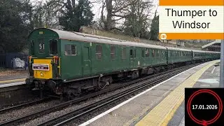 EWS Travels on the Thumper to Windsor - 17.01.2026