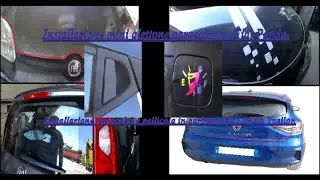 INSTALLAZIONE MINI ALETTONE, PARACOLPI SU FIAT PANDA + MONTAGGIO PARACOLPI LANCIA YPSILON E RENAULT