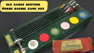 Old Horse racing game box Restoration ! Principles of horse racing game machines !