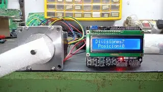 Divisor para engrenagens  Eletronico,  pt1.  Electronic Divider Rotary Table, how to do pt1.