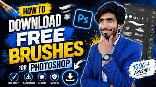 How to Download FREE Brushes for Photoshop | Easy Tutorial