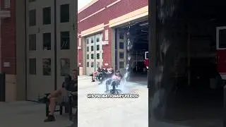 Firefighter Tried Celebrating but Gets Pranked! 😂 #shorts