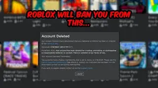 This Roblox Exploit will get you BANNED... (Roblox False Termination Problem)