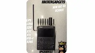 Clockwork Pi Uconsole: Hackergadgets NEW AIO V2 BOARDS UPGRADES!!