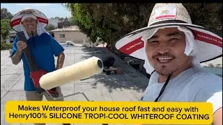 Makes waterproof your house roof fast and easy with Henry(بام خانه را سریع و راحت خودتان ضد آب کنید)