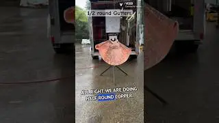 Half Round Copper How To #subscribe #shorts #youtubeshorts #construction #diy #amazing #gutter