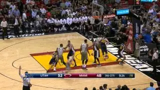 Derrick Favors Full Game Highlight VS Miami Heat (25Points,12Rebounds,7Blocks   Career High Blocks)