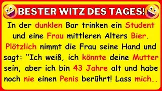 🤣 BESTER WITZ DES TAGES! Ein Student trinkt Bier mit einer h&uuml;bschen 43-j&auml;hrigen Frau und...