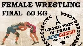 Final - Female Wrestling 60 kg - SINISHIN (AZE) vs OLLI (FIN) - Grand Prix of Paris
