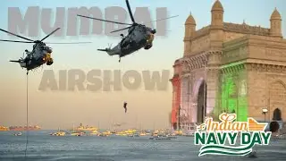 Airshow at Gateway of India, Mumbai | Indian Navy Day | @DevgadchaRaja 