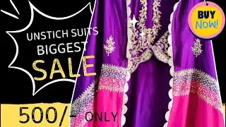 10 June-unstich suits sale just 500 loot lo -9958101055