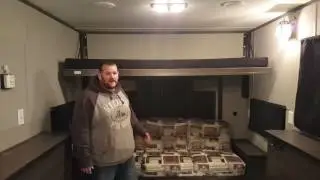 2017 Itasca Vacation Series with a jack-knife sofa and other changes. SmokeyHills.com