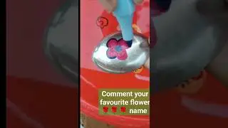 How to draw flowers 🌺🌹 with floating colour pen ✍️🤩🥰😍🌺🌹