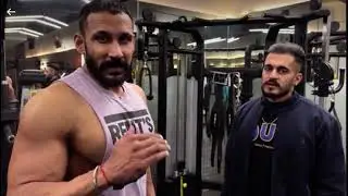 Back workout with @TaarunSGill  and @Theyashthakurfitness