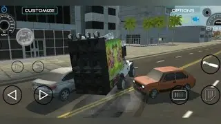 Dj pickup truck driving simulator 3d mobile gameplay||New dj pickup truck stunt driving 