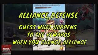 Top War - Alliance Defense - Guess What happens with the rewards if you change alliance