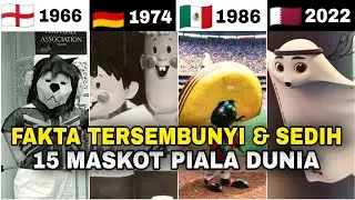Fakta tersembunyi & sedih di balik 15 Maskot Piala Dunia sepanjang masa. Mana yg paling keren?