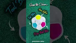 Neon Yellow + Deep Bril Purple + Teal Blue = ?