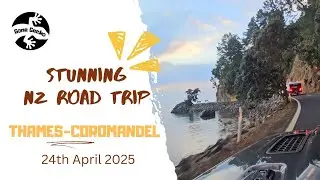 Tag along for our stunning evening drive from Thames to Coromandel!