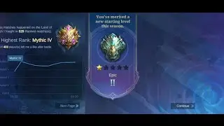 GOOD BYE MYTHIC WELCOME EPIC END SEASON ML