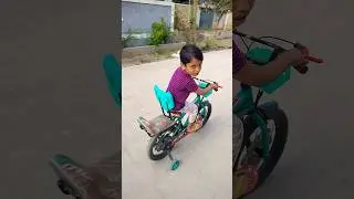 Cycling Time 😎 #viral #cutebaby #funny #cycling #shortsfeed #comedy #trending #sam #boything