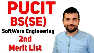PUCIT - BS(SE) Software Engineering 2nd Merit List