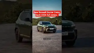 2026 Renault Duster come back with new body😍 #shotrs #renault #duster2026 #renaultduster2026