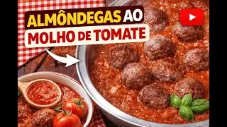 Almôndegas ao Molho de Tomate Igual da Casa da Vó
