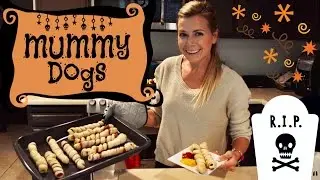DIY Easy Halloween Treat | Mummy Dogs!