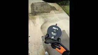 Dirty Concrete cleaning POV #metaglasses #surfacecleaning #concretecleaning
