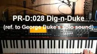Roland Juno-G SYNTH demos (part 1 of 2)