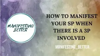How to manifest a SP when there is a 3P involved