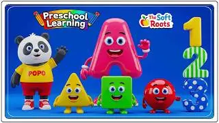 Preschool Learning activities for 3 year olds at home | Learn ABC Phonics Shapes Numbers Colors 🌈