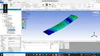 Modal analysis of airplane wing || Ansys R1 2021