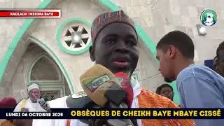 Fun&eacute;railles de Cheikh Baye Mbaye Ciss&eacute;, t&eacute;moignages Cheikh Abdou Ndao #BUMTV 