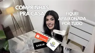 COMPRINHAS PRA CASA QUE ADOREI | Compras pra Casa Mercado Livre, SHEIN e SHOPEE