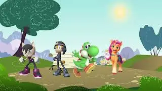 Sonic Forces Stage 12 Park Avenue (💚Amber The Wolf💚)