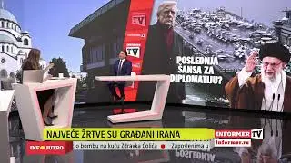 INFO JUTRO - Izrael želi da Amerika napadne Iran