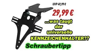 Universal Kennzeichenhalter im Praxistest - taugt die günstige Variante? Anbau, Tipps und Tricks :-)