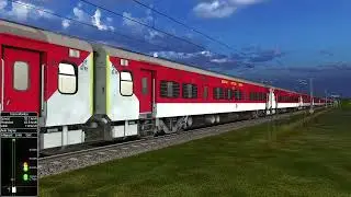 12626 Kerala express 1 Ernakulam town to Vaikom road Enjoy 100% WAP7 cab ride in Green 💚 Kerala 